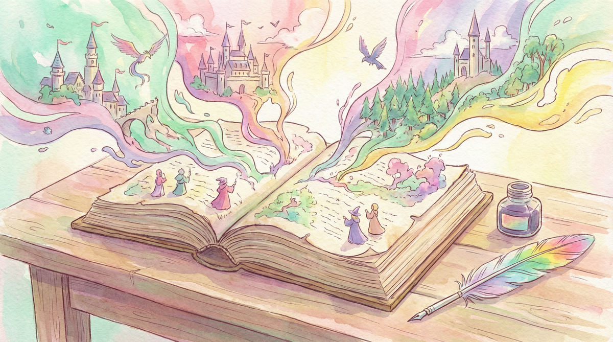 墨水之心 同人漫画 同人创作平台 水彩手绘风横幅